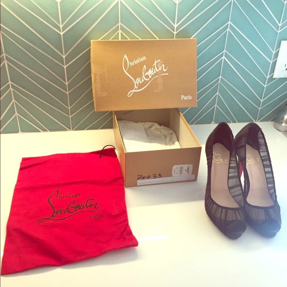 Christian Louboutin “Ambrosina” Black Pumps